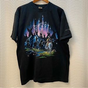 Vintage Y2K Cherokee Chiefs Meeting Single Stitch Shirt